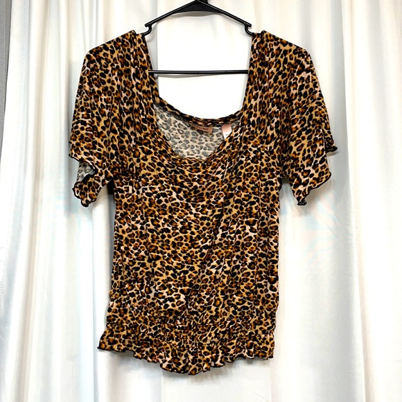 Buckle Willow & Root Animal Print Top, Size M - Picture 1 of 2